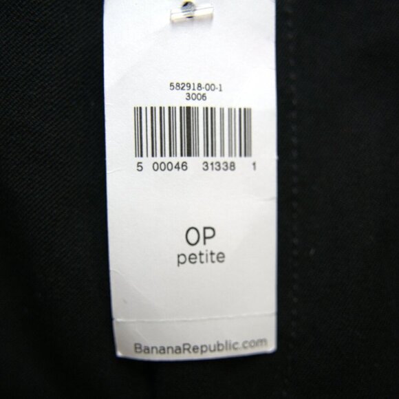 Banana Republic Black Trousers Womens, Size 0P - Picture 3 of 10
